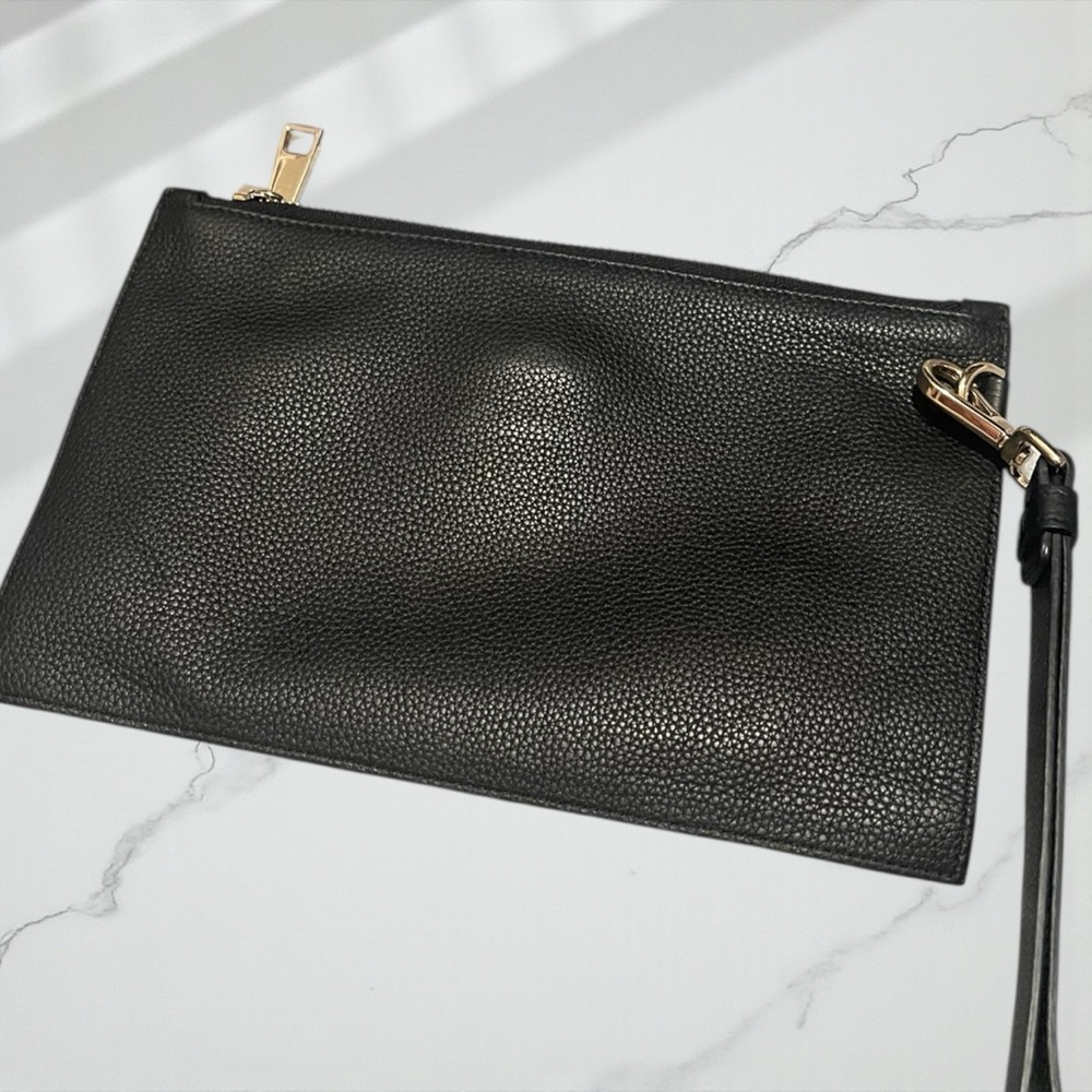 Versace la Medusa Black Leather Clutch - Picture 7 of 8